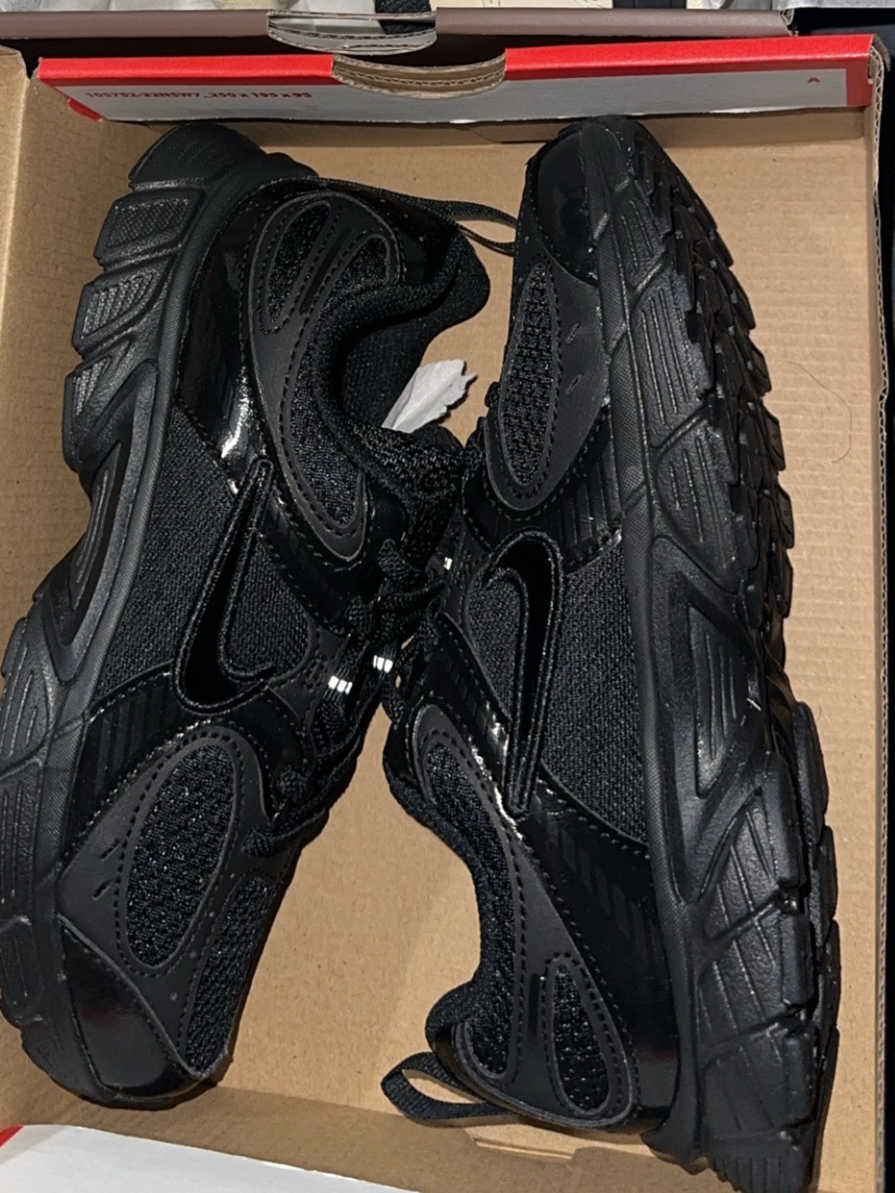 Nike Kids All-Black Athletic Sneakers